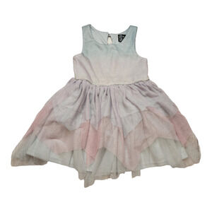Pink & Violet Toddler Girl Party Dress Size 3
